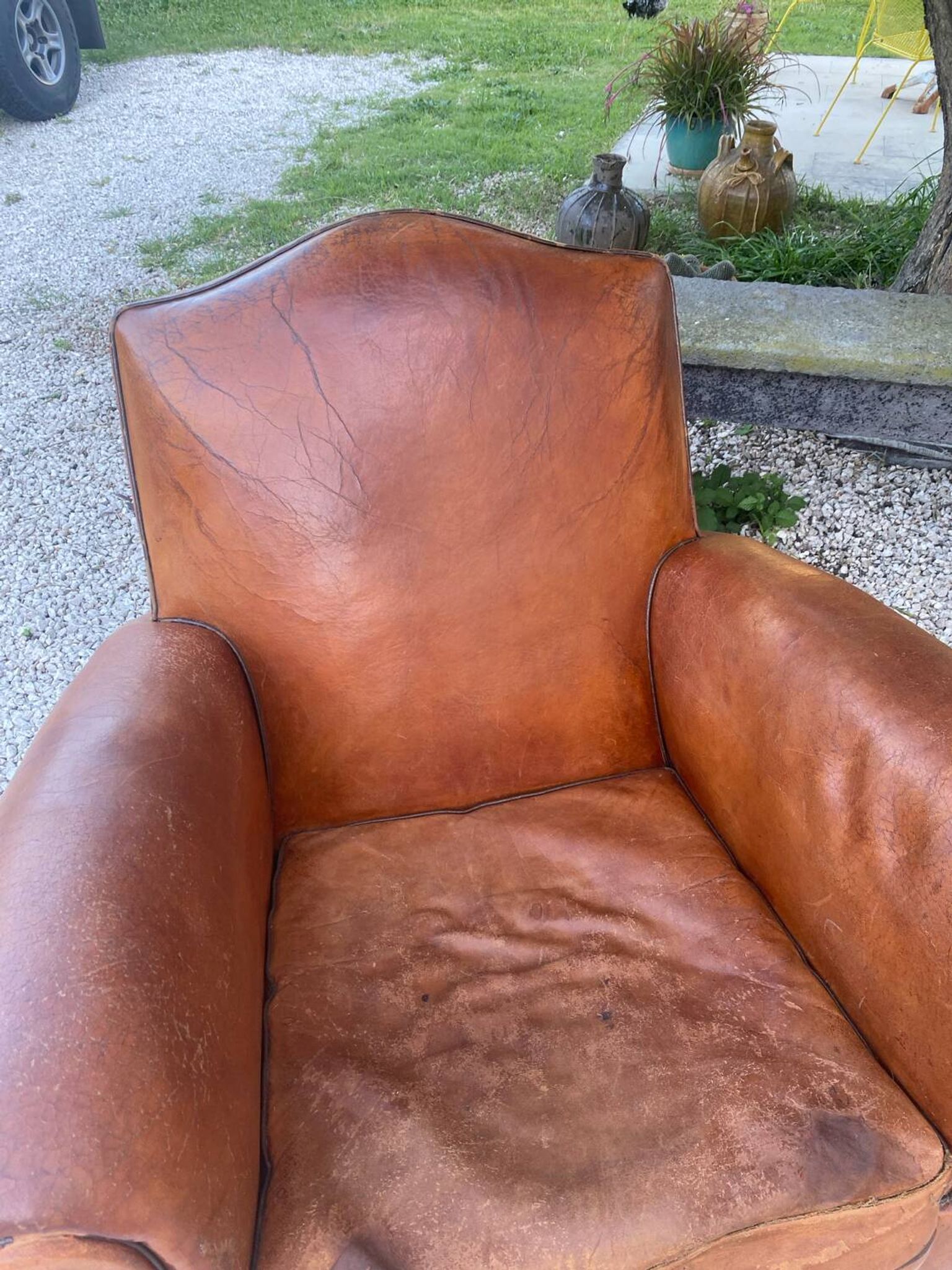 Paire de fauteuils club