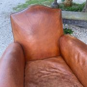 Paire de fauteuils club