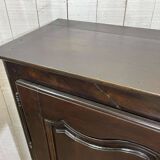 Armoire basse de style Louis XV en noyer 19ème