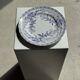 Set of 5 flat plates in earthenware with a lavender floral design H2 D22