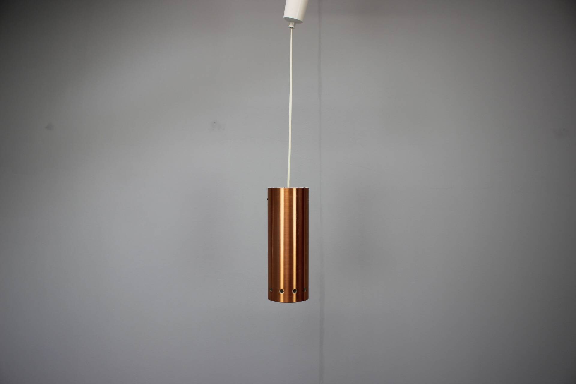 Mid-Century Pendant, 1970s, Denmark, - made of Metal, - shows signs of us