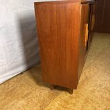 Mid-Century Retro Vintage Teak Sideboard – 1960s Space-Saving Elegance
