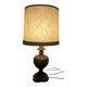 Vintage 1960s Venetian lamp – wooden base – Total height: 1.00 m