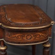 Napoleon III hairdresser worker marquetry 4 feet decorated with bronze