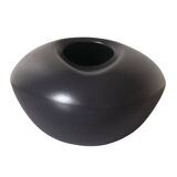 Saucer style ceramic vase