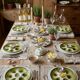 Lot de 6 Assiettes à Huîtres Vintage Orchies Moulin des Loups – Vert A