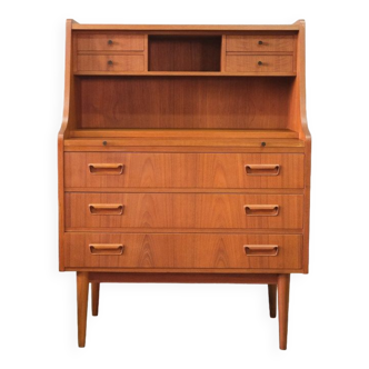 Secretaire en teck par Gunnar Nielsen Tibergaard pour Tibergaard années 1960