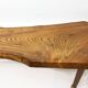 Table basse arbre vintage Live Edge 1960 Bois 1970