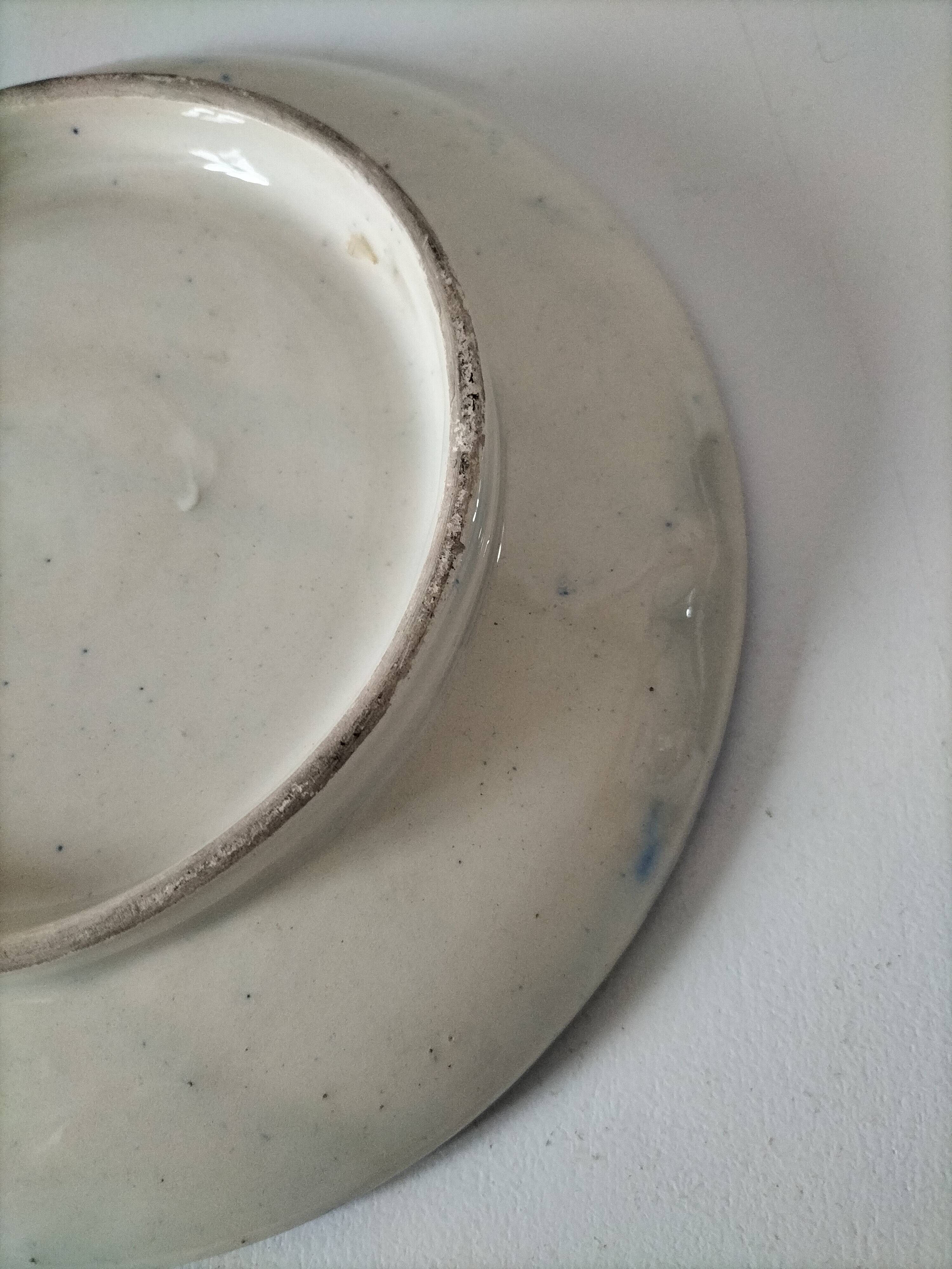 Vintage Spanish artisan plate (attributed to Talavera - Castile)