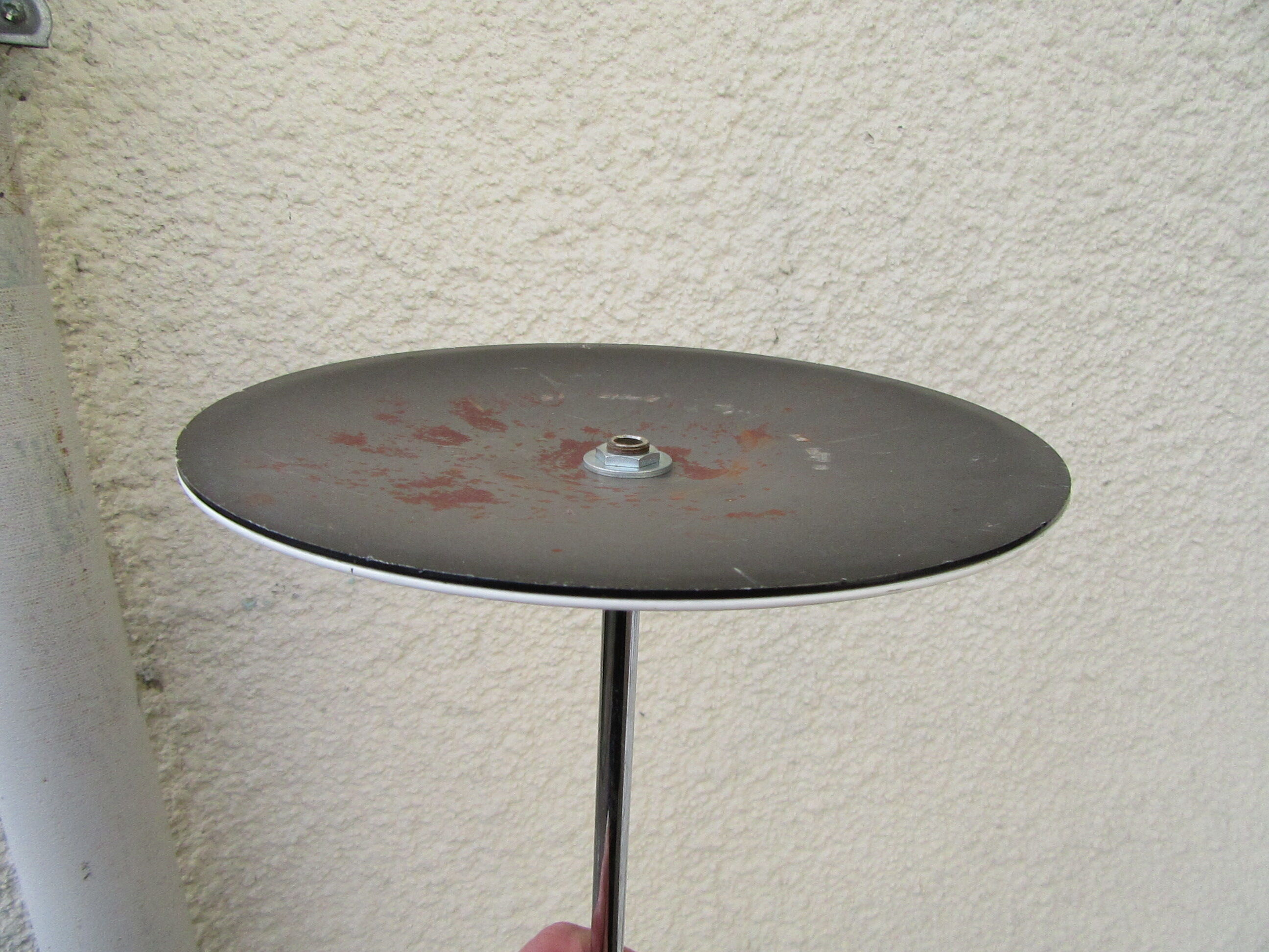 Lamppost 70 double spots vintage - white plate