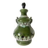 Pied de lampe  vintage en céramique années 70