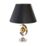 Lampe de table boule dorée 1970