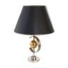 Lampe de table boule dorée 1970