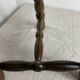Turned wooden stool