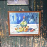 Peinture au décor de fruits