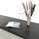 Large burnt wood table Shou Sugi Ban - 300 x 90 cm