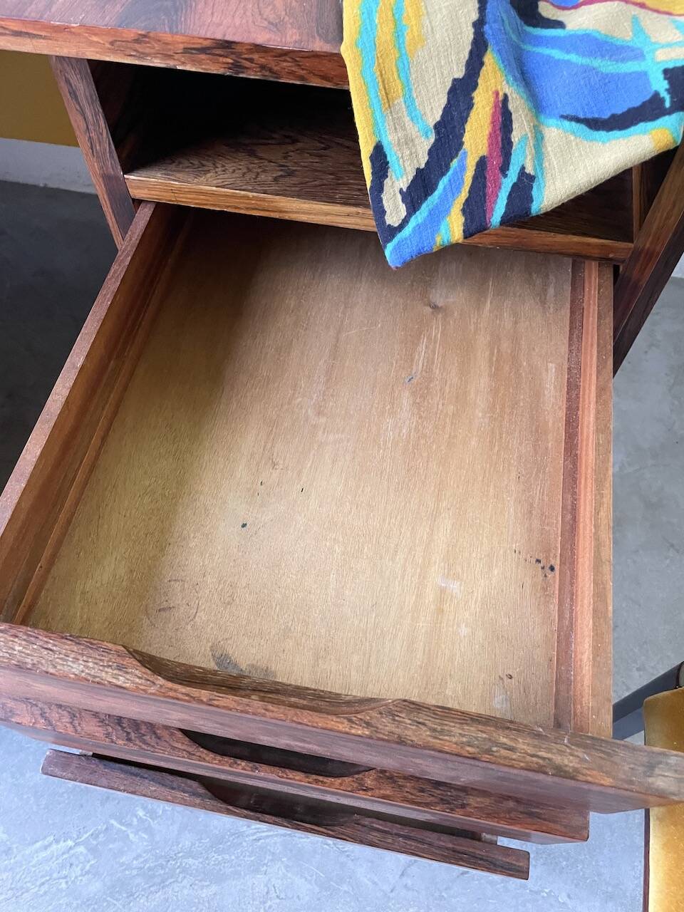 Desk and its Scandinavian rosewood chair