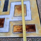 Vallauris coffee table in enamelled lava MJR