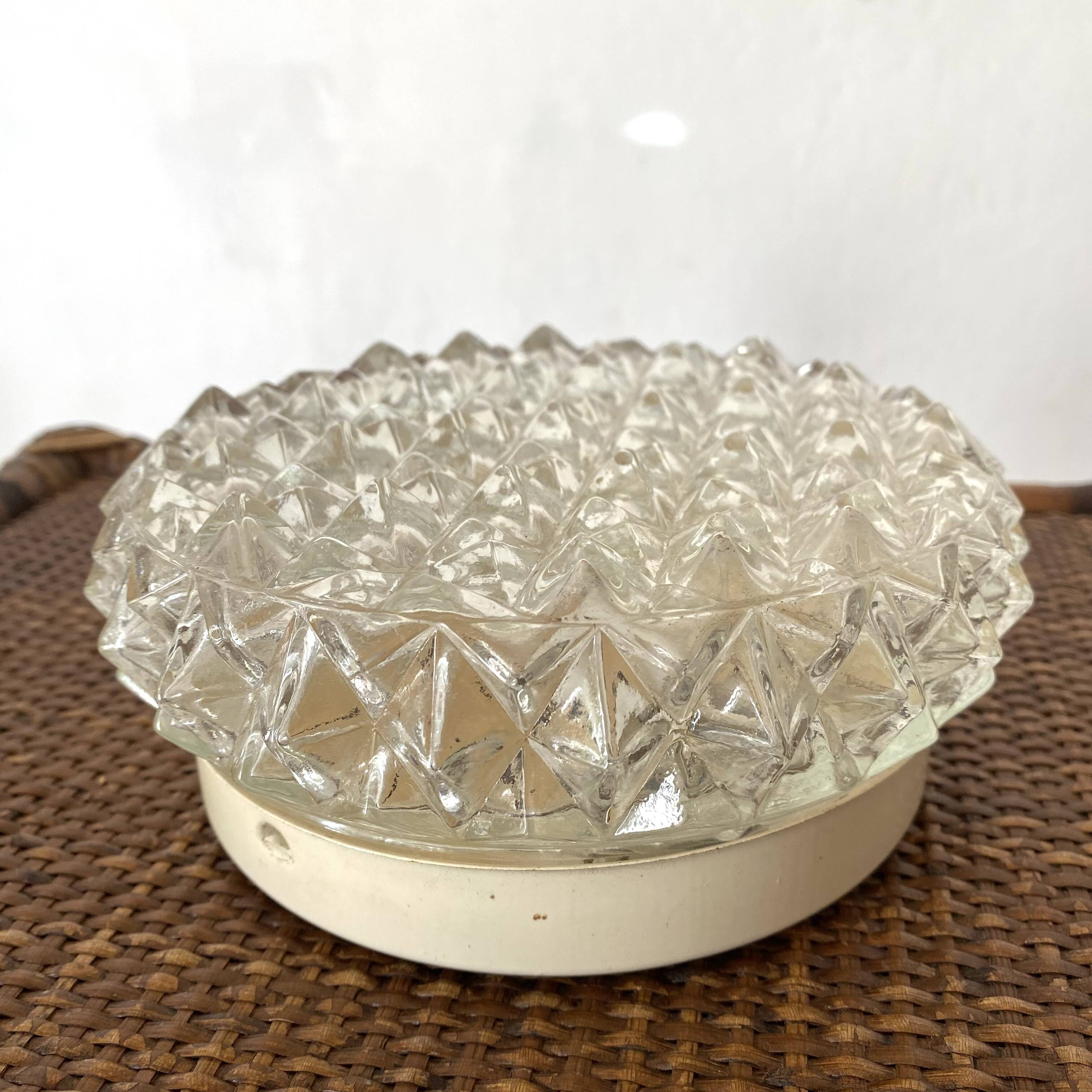 Mini plafonnier rond vintage