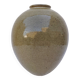 Vintage signed glazed stoneware vase.