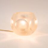 Peill & Putzler cube lamp | Frosted cystal glass | vintage 70's