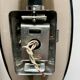 Pair of vintage wall lights 1970 smoked glass and chrome metal veca