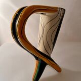 vase tripode vintage signé Vallauris