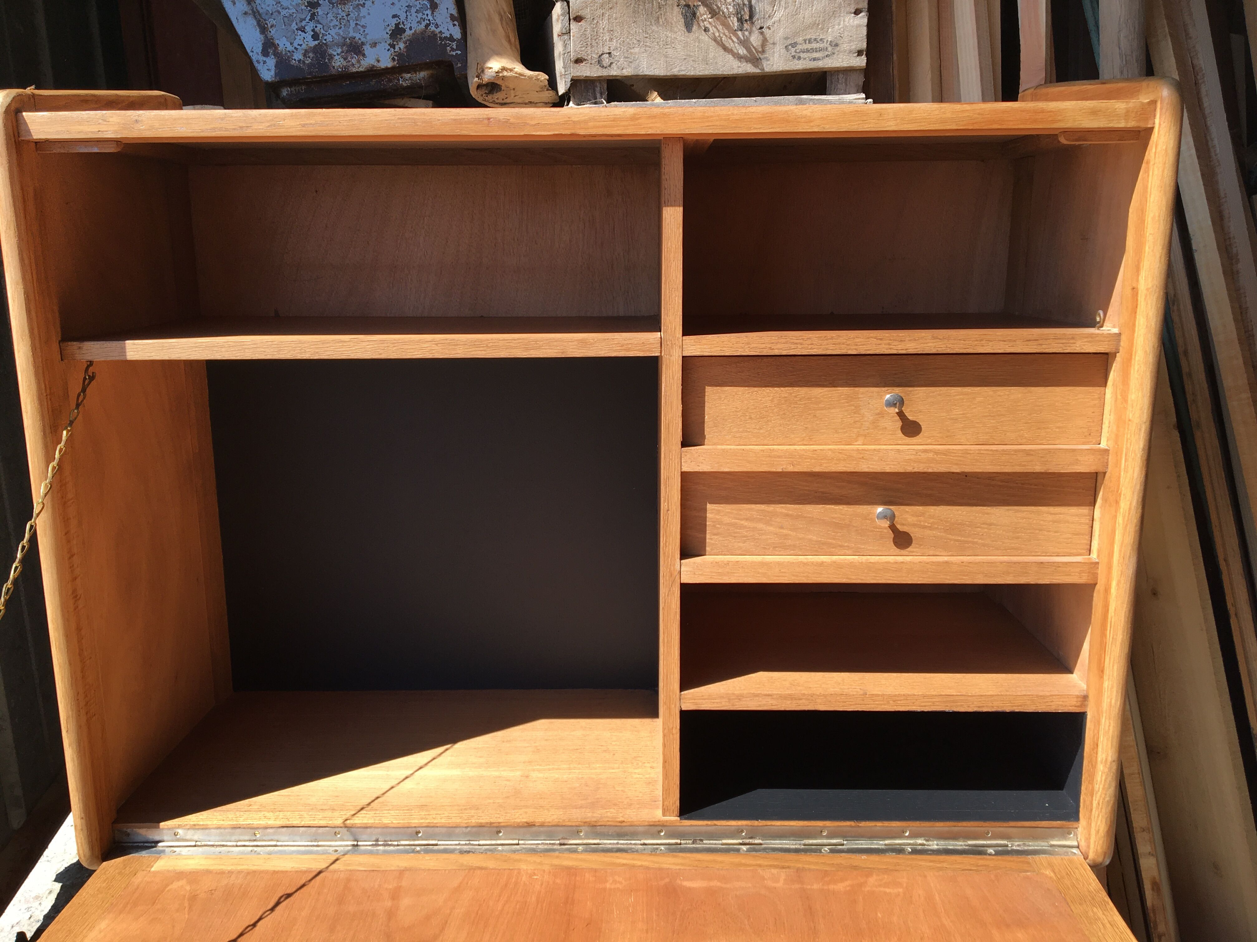Vintage folding wall desk
