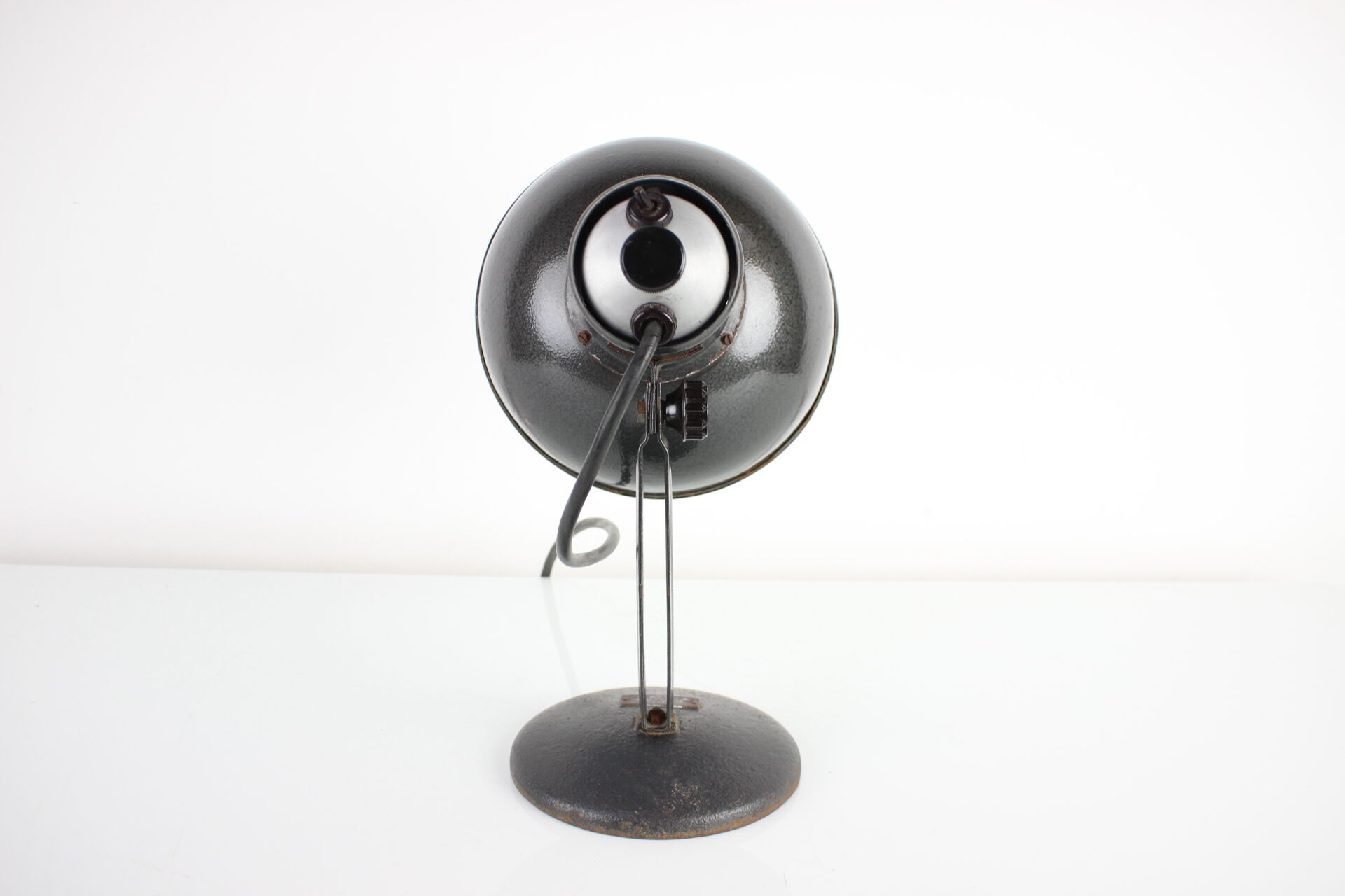 Vintage industrial adjustable table lamp, 1950's