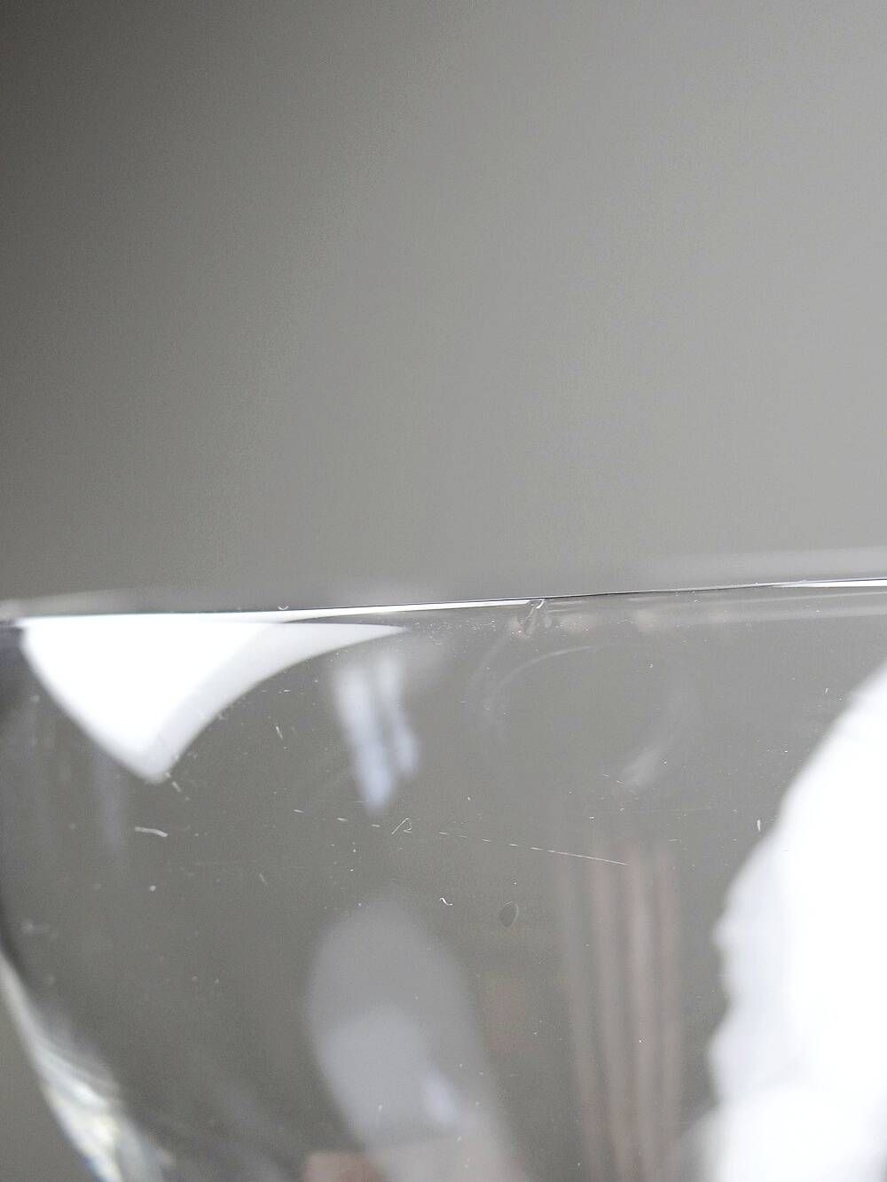 Antique service of 6 cut crystal glasses attributed to Moser, Bohemia.