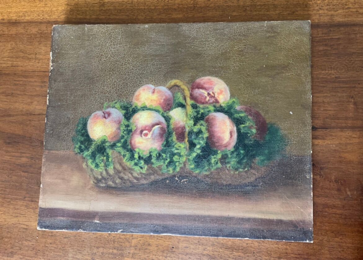 Old still life painting