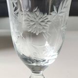 Set of 6 Large stemmed wine glasses