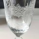 Set of 6 Large stemmed wine glasses