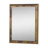 Rectangular beveled mirror frame gilded molding