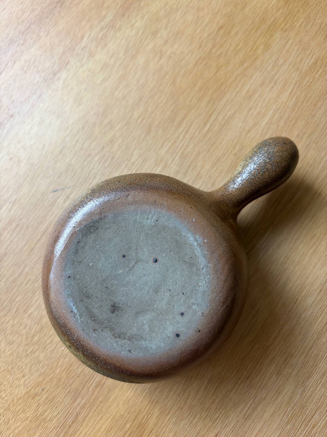 Vintage stoneware sauce ramekin