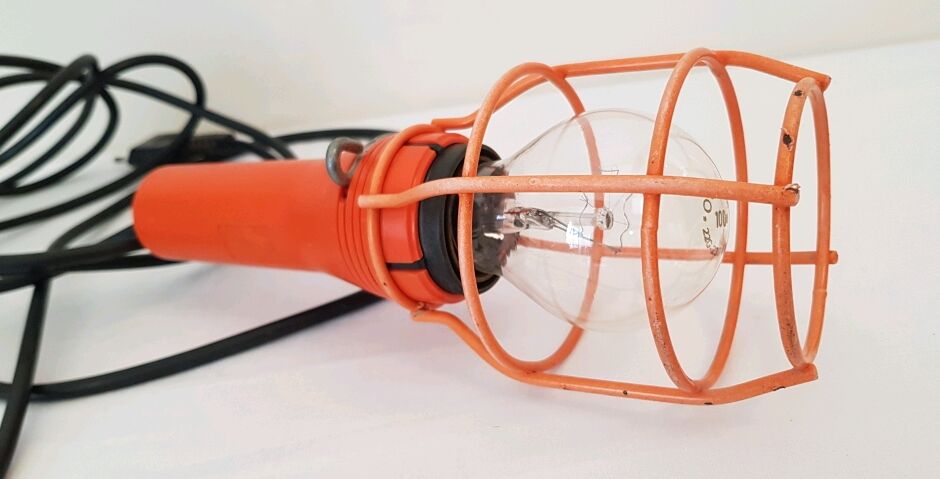Vintage orange lamp 70s