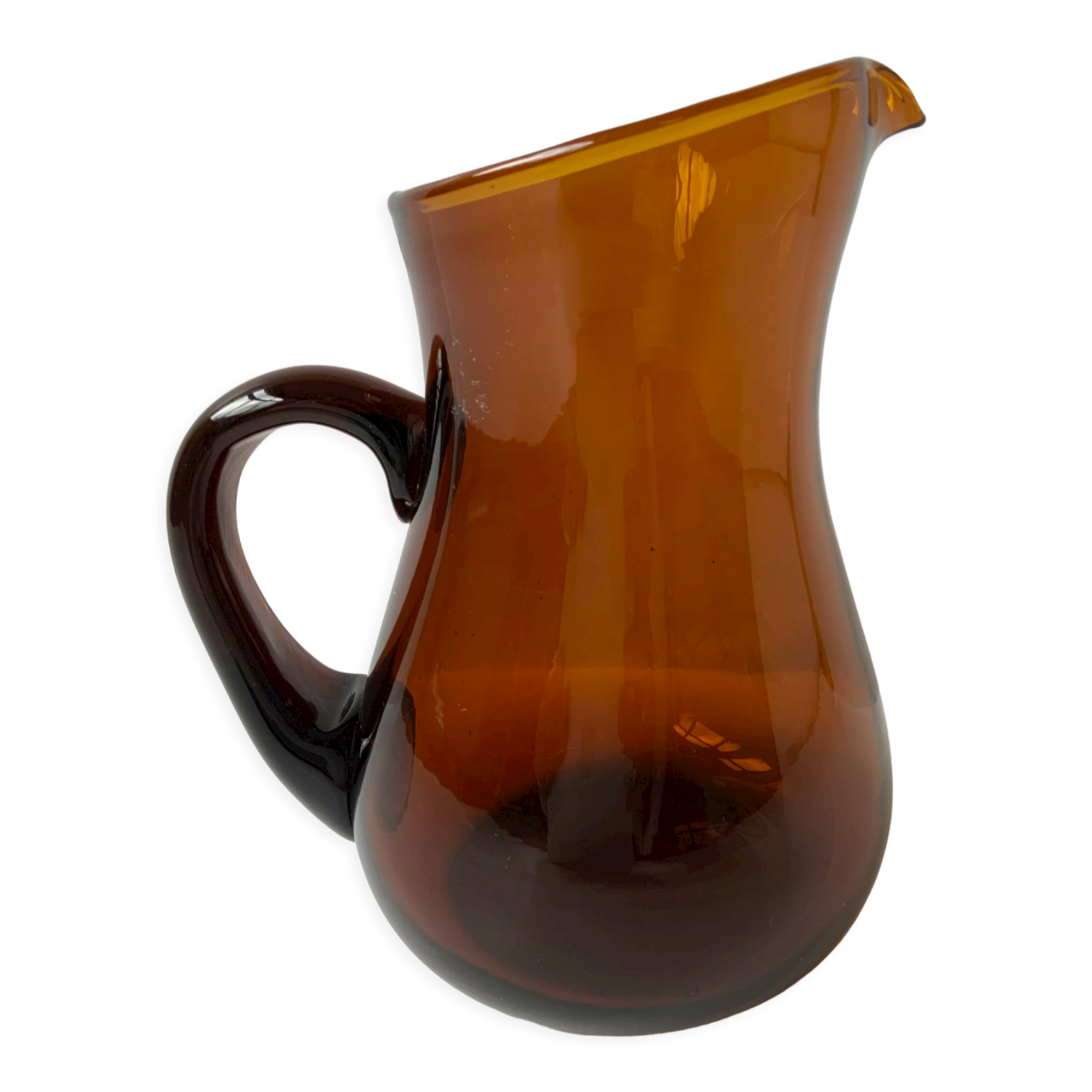 Selency amber decanter x Monoprix Croisé Laroche