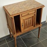 Louis XVI style wood and marble furniture