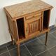 Wood and marble furniture in Louis XVI style