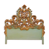 Headboard in gilded wood and painted wood classic style