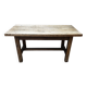 Solid oak dining table