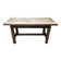 Solid oak dining table