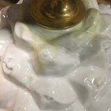 Designer pineapple lamp in porcelain