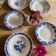 Lot de 6 assiettes creuses vintage dépareillées