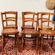 6 anciennes chaises bistrot