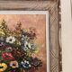 Oil Painting Canvas Bouquet Flowers Still Life Signed Robert Mogis