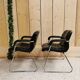 Leather armchairs