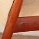 2 Scandinavian armchairs in teak and fabric, new Tyrol model, Gerhard Berg.
