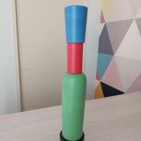 Ceramic vase brand Bitossi, designer: Du Pasquier, numbered vase