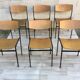 Ensemble de 6 chaises conçu par le designer Gijs van der sluis.